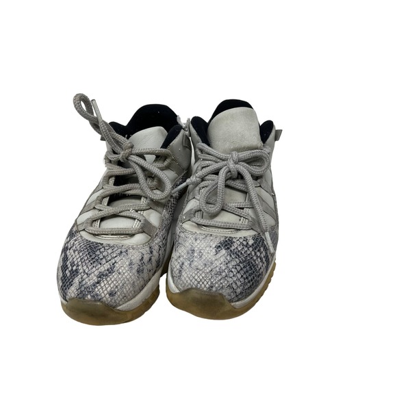 Jordan 11 Retro Low Snake Light Bone Shoes Mens 8 - Picture 1 of 8